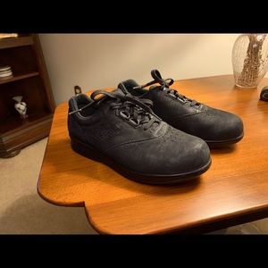 SAS Lace Up Black Suede Shoes